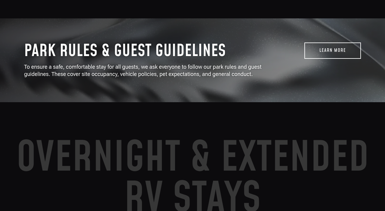 West TX Mustang RV Park — lower page section